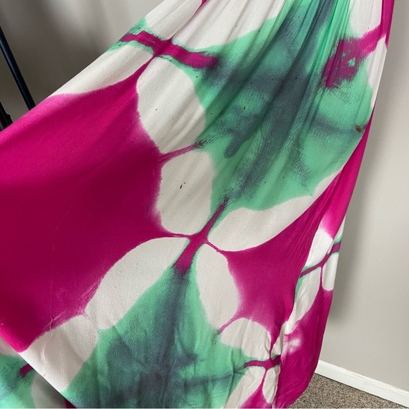 Busayo Collective Tie Dye Halter Dress 17061 - Picture 5 of 9